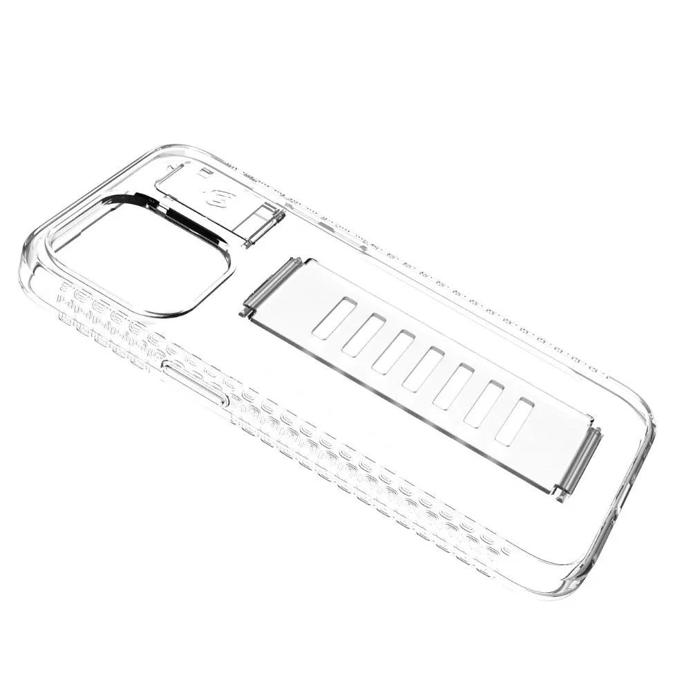 Grip2u Boost Case with Kickstand iPhone 15 Pro - Clear - Tashqila Grip2u Boost Case with Kickstand iPhone 15 Pro - Clear - Tashqila